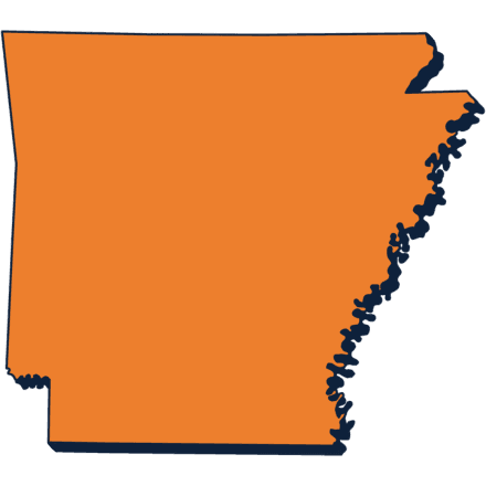 arkansas state outline
