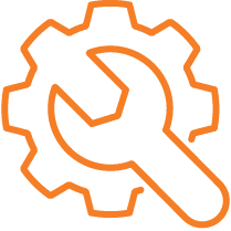 gear and wrench icon