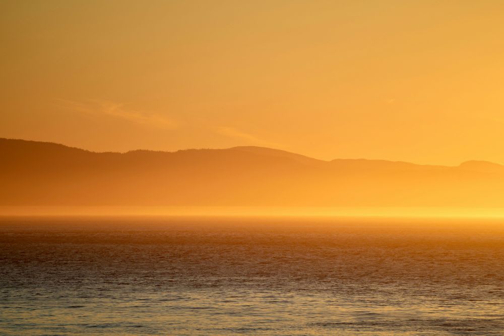 sunset haze
