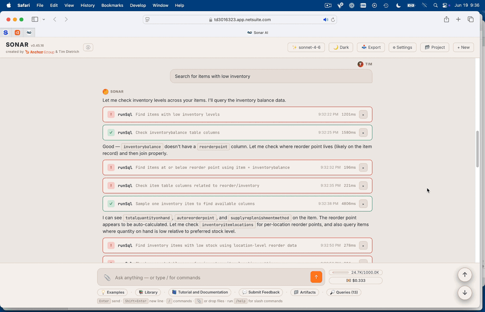 sonar ui