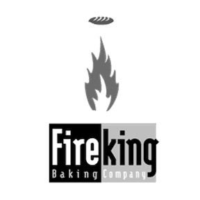 Fire king baking company logo.