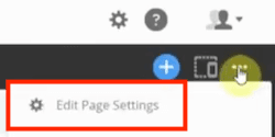Site Management Tools Edit Page Settings