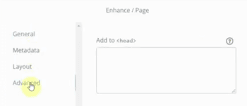 Site Management Tools Edit Page Settings Advanced