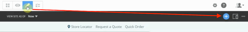 Site Management Tools Switch to Edit Mode