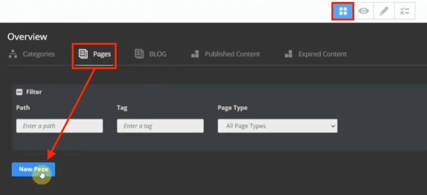 Site Management Tools Overview New Page