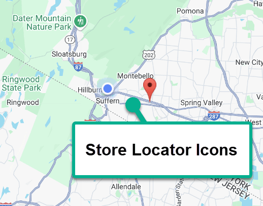 SuiteCommerce Store Locator Icons