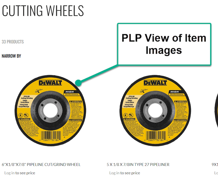 SuiteCommerce PLP Item Images