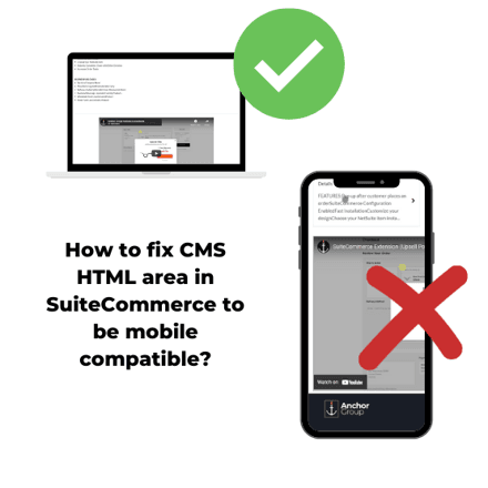 Visual guide on fixing CMS errors to ensure website compatibility.