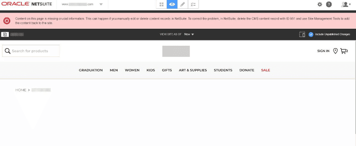 SMT CMS Error