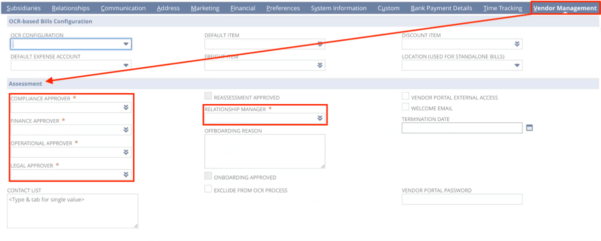 Dashboard view of customer account settings, featuring options for managing account preferences and details.