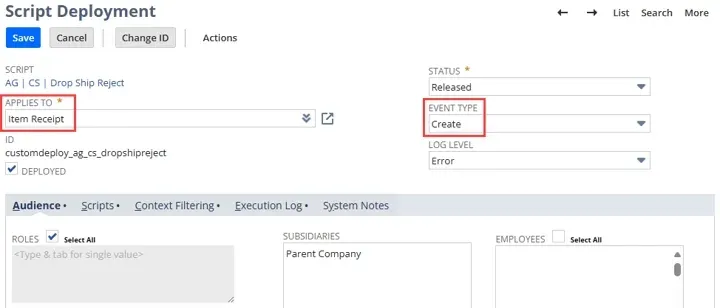Screenshot displaying the settings configuration for the new form interface.