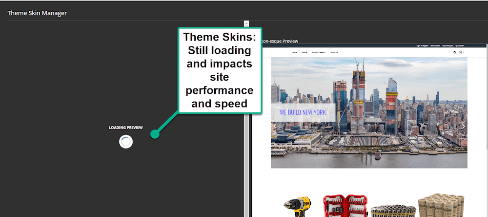 SuiteCommerce Theme Skin Loading SMT CMS