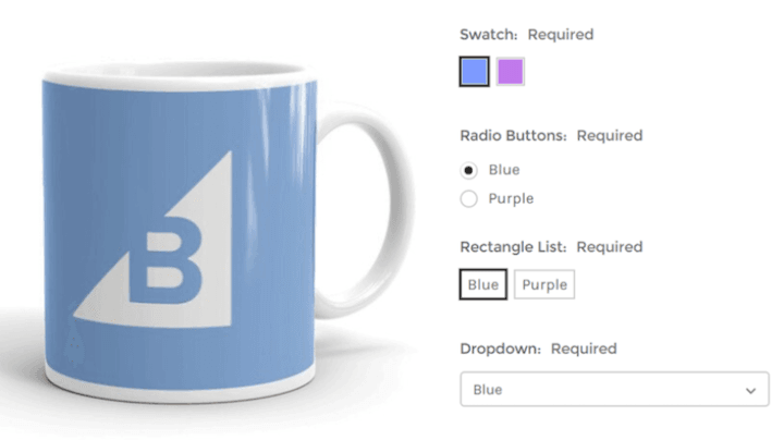 BigCommerce Variant Example