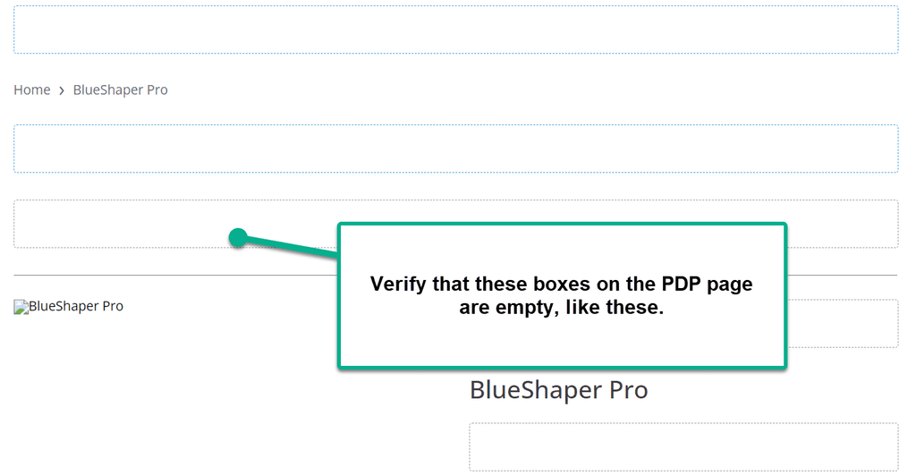 SMT CMS Boxes Empty on PDP SuiteCommerce