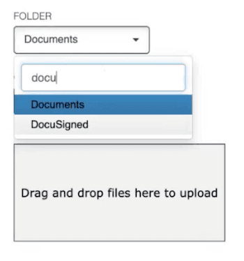 Choose Folder Location NetSuite Document Management
