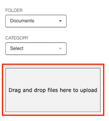 Drag and Drop Files NetSuite Document Management