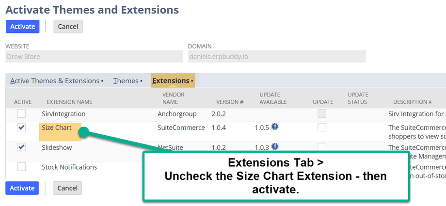 Themes tab displayed in the extension settings page, showcasing various customization options for user interface themes.