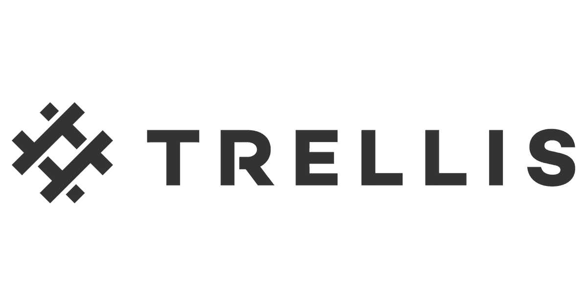 Trellis logo with a crisscrossed icon.