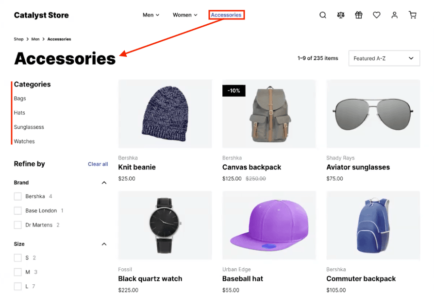 BigCommerce Catalyst Store Preview
