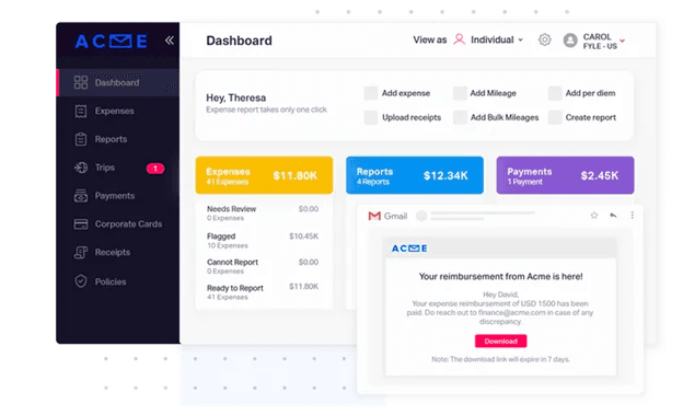 Website dashboard displaying a button and an overview of the dashboard interface on the screen.