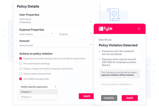 Policy details page displaying terms, conditions, and relevant information for users on the website.