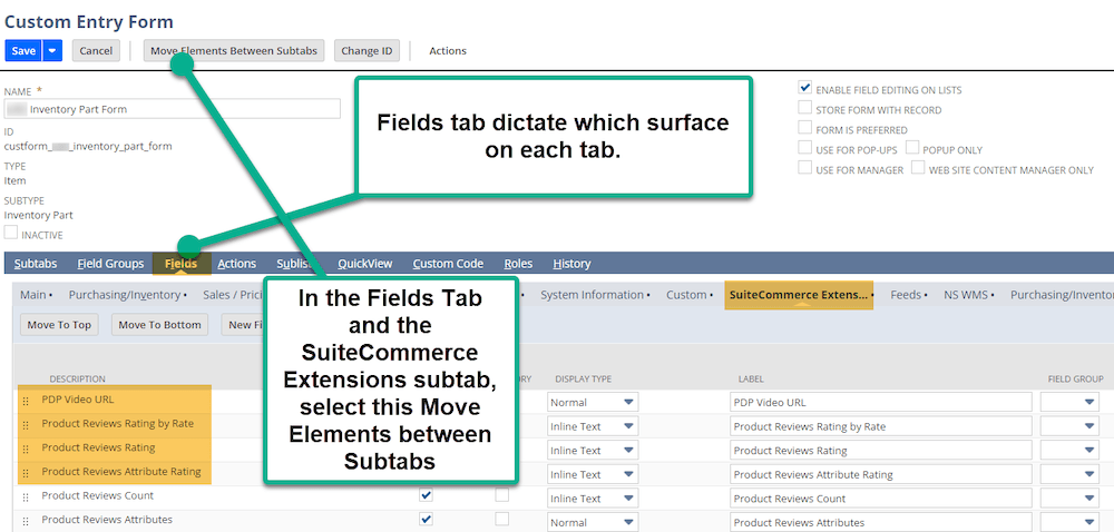 NetSuite Custom Entry Form