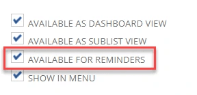 NetSuite Available for Reminders