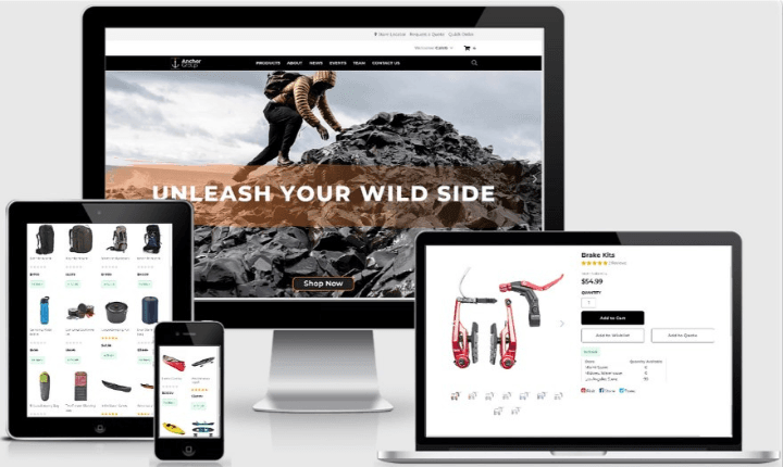 SuiteCommerce Theme Mockups