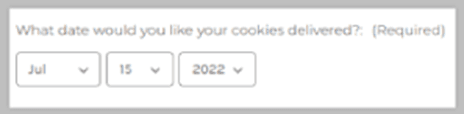 BigCommerce Date Field