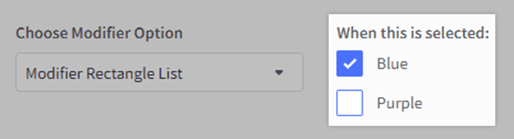 BigCommerce Modifier Option