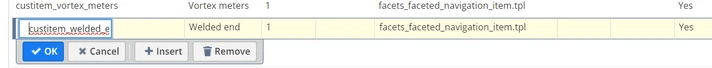 Field ID configuration record screenshot.