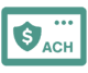 ACH payment method icon.