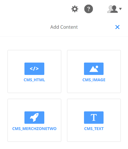 Smt cms blocks to add content.