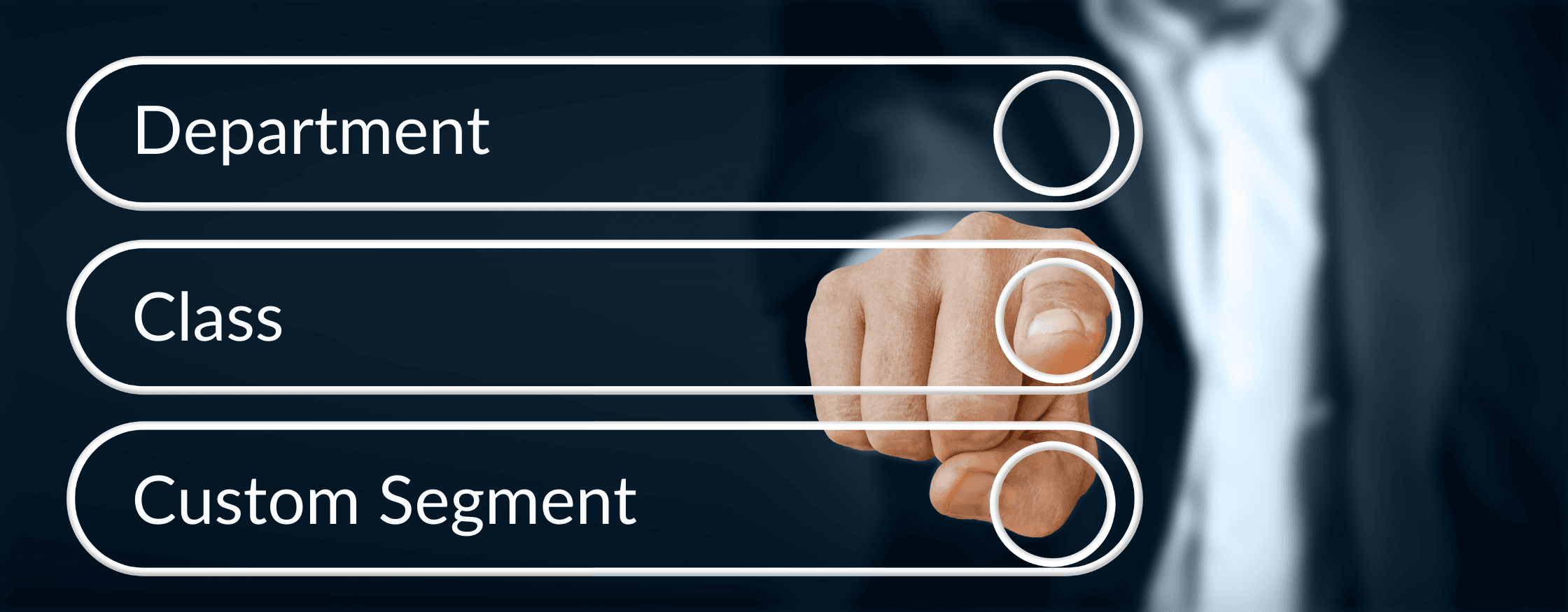 NetSuite department class custom segment.