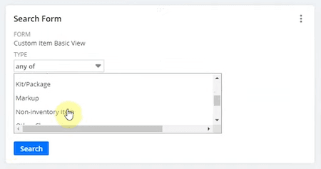 Search form portlet.
