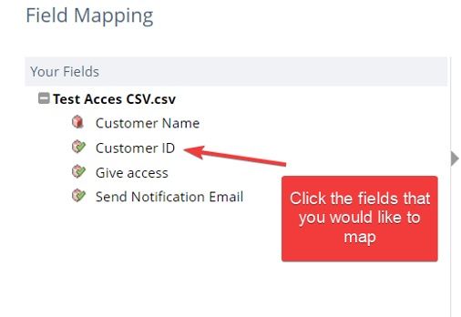 Select CSV facets.