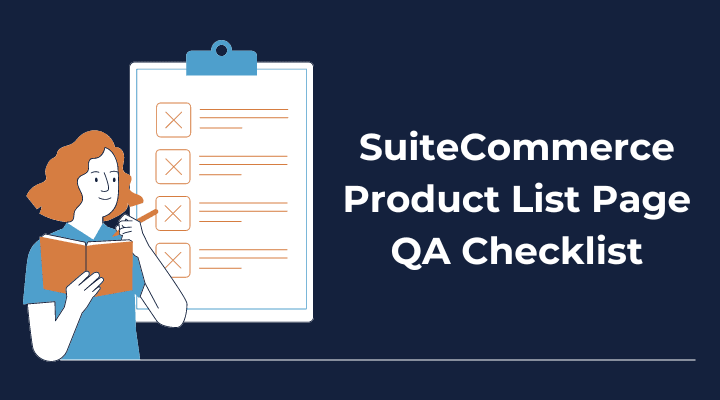 SuiteCommerce Product List Page QA Checklist.
