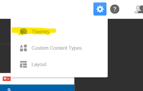 Themes option in SMT menu.