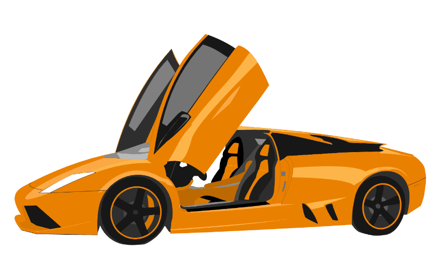 An illustration of a sports vehicle.