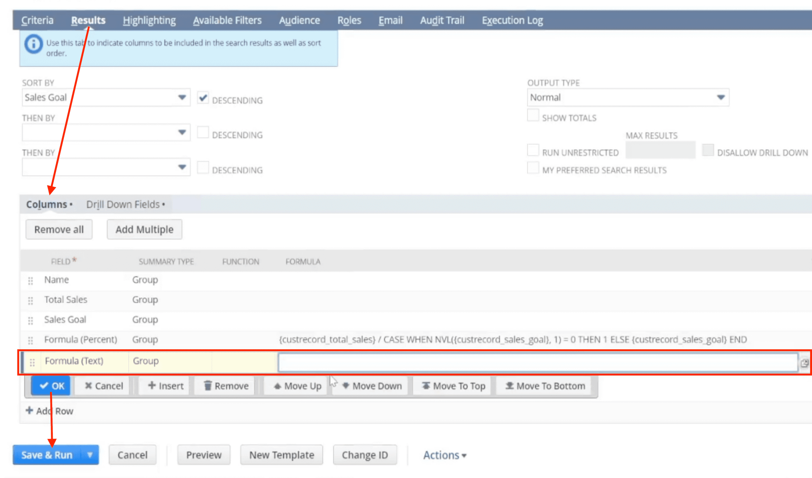 NetSuite progress bar saved search.