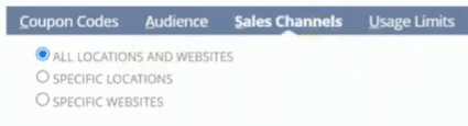 SuitePromotion sales channels.