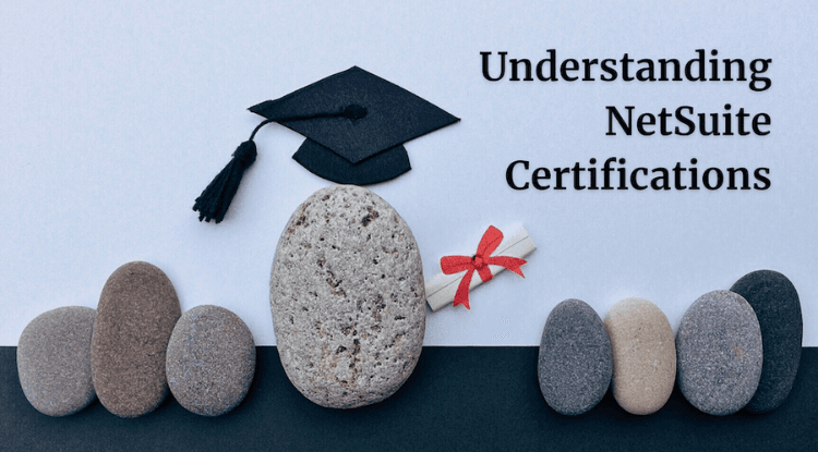 Understanding NetSuite Certifications with one stone speaking to a crowd of others.