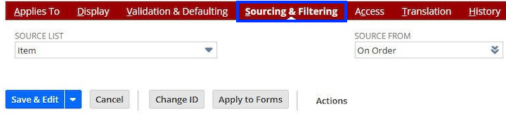 Customization transaction line field sourcing and filtering.