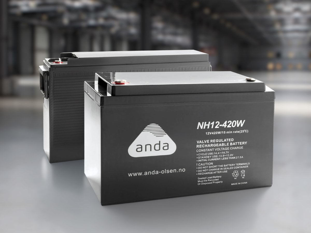 Anda batterier for maritim bruk