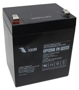 Vision AGM Batteri CP 12V 5Ah T2