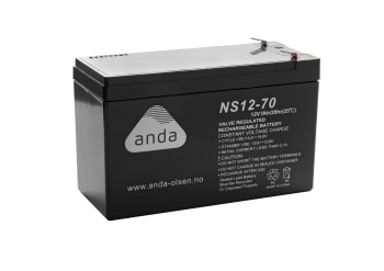 Anda AGM Batteri NS 12V  7Ah T2