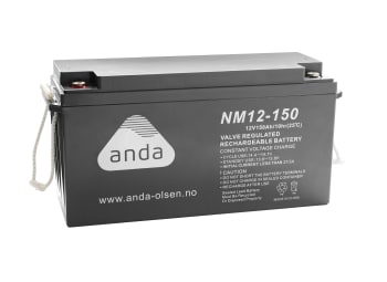 Anda AGM Batteri NM 12V 150Ah T13
