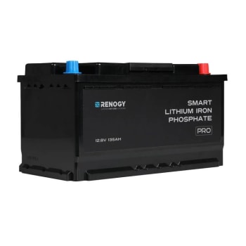 Renogy Lithium 12V 135Ah Bluetooth, Varme - Bobil