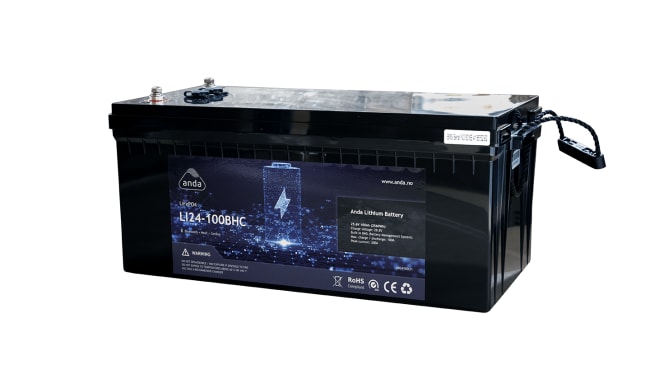 Anda Lithium Battery 24V 100Ah Bluetooth, Heat, CAN bus