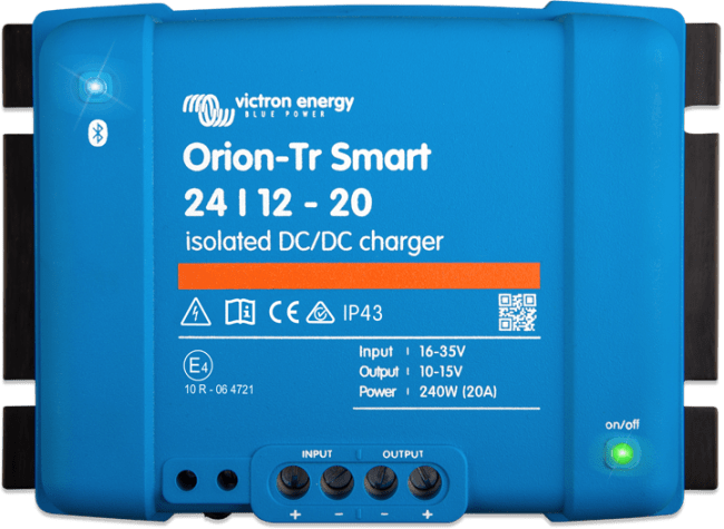 Orion-Tr Smart 12/24-15A (360W) isolert DC-DC lader